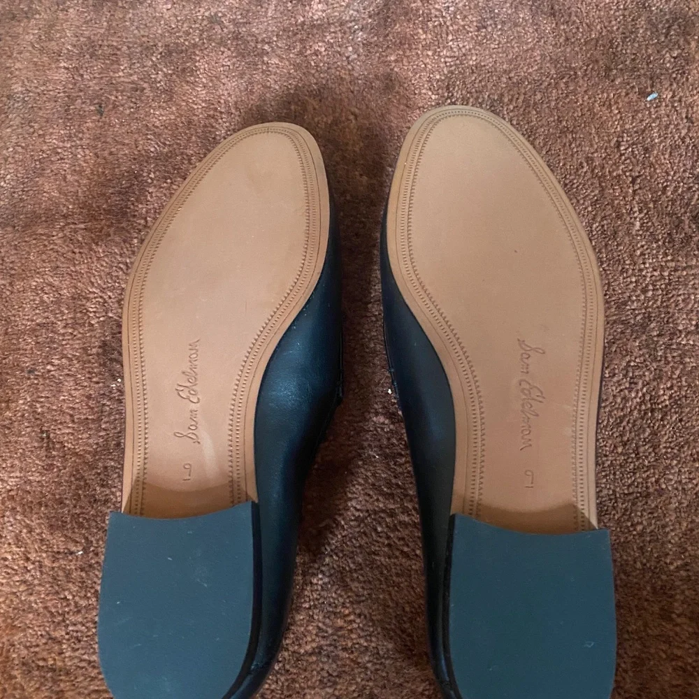 Sam Edelman Black Leather Bit Loafers SZ 9 - Picture 5 of 6
